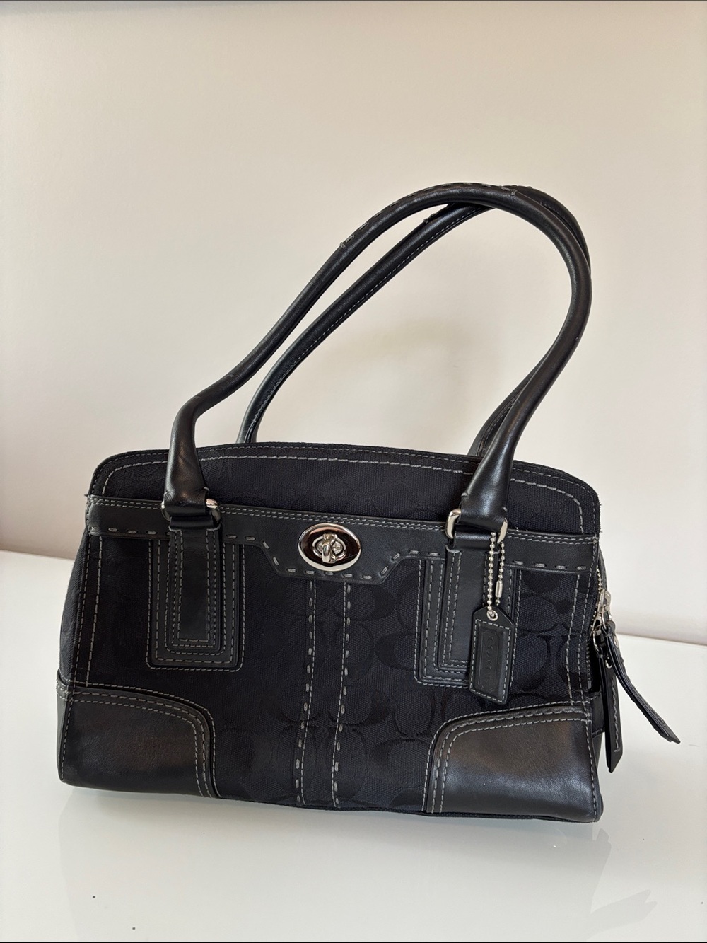 Coach Black Designer-Style Shoulder Bag